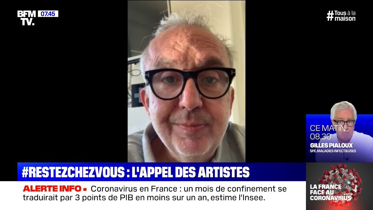 Coronavirus: des artistes se mobilisent pour rappeler qu'il faut "rester chez vous"