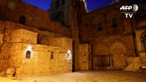 إغلاق كنيسة القيامة في القدس وتسجيل أول وفاة بكوفيد-19 في الأراضي الفلسطينية