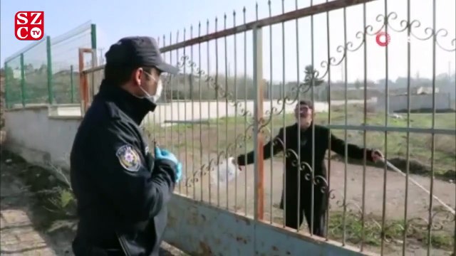 93 yaşındaki dedeyi polis kurtardı