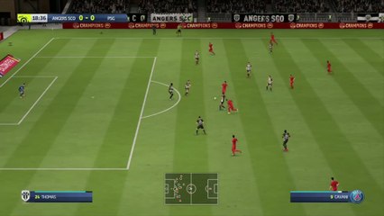 Angers SCO - PSG sur FIFA 20 : résumé et buts (L1 - 32e journée)