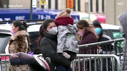 New York hospital sees 13 COVID-19 deaths in 24-hours as residents queue for tests