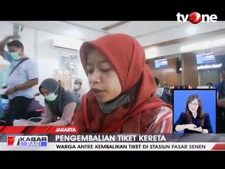 Wabah Corona, Pembatalan Tiket Kereta Api Diganti 100 Persen