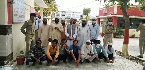 कैराना में लाॅक डाउन के उल्लंघन के आरोप में 17 लोग गिरफ्तार