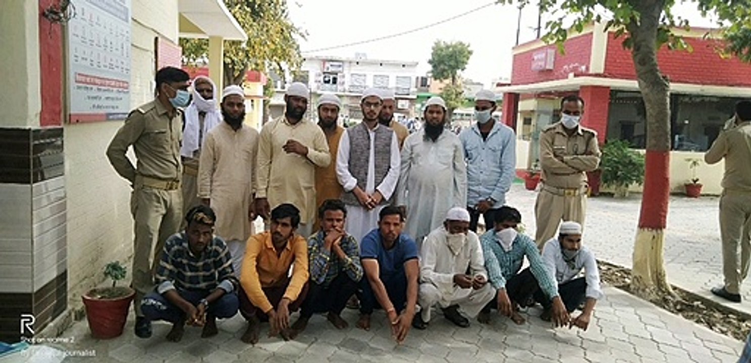 कैराना में लाॅक डाउन के उल्लंघन के आरोप में 17 लोग गिरफ्तार