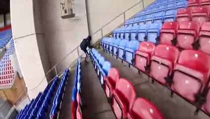 Risk takers climb DW Stadium