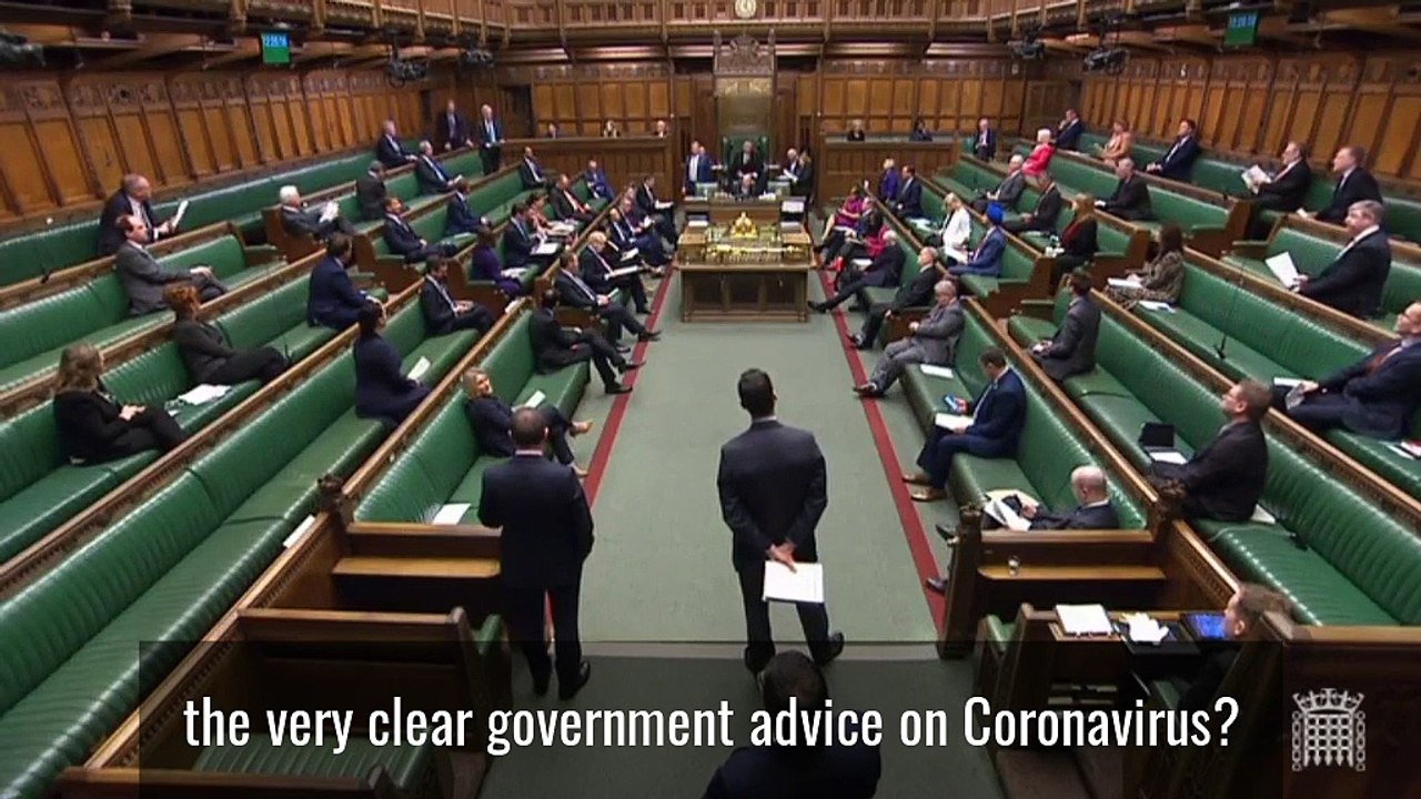 MP for Aylesbury Rob Butler at PMQs on 25th March