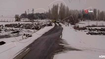 Ağrı, Kars ve Iğdır'da meydana gelen trafik kazaları kameralara yansıdı