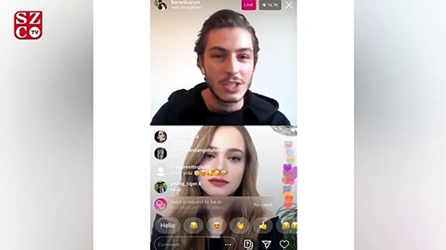 Boran Kuzum, Miray Daner’e iltifat etmeden duramadı