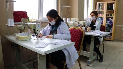 3 katlı yıkanabilir maske üretimine başlandı - TEKİRDAĞ