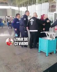 Polisten yaşlı vatandaşa saldırgan tavır