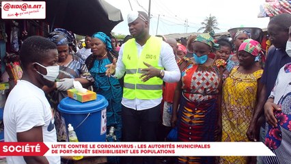 Lutte contre le coronavirus : Les autorités municipales de Port-Bouët sensibilisent les populations