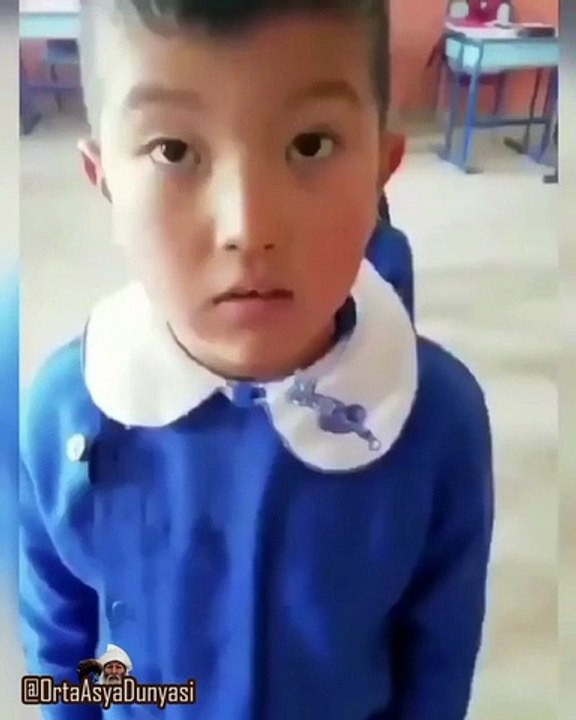 Erciş, Ulupınar köyünde yaşayan Kırgız Türk’ü kardeşlerimizden İstiklal Marşı