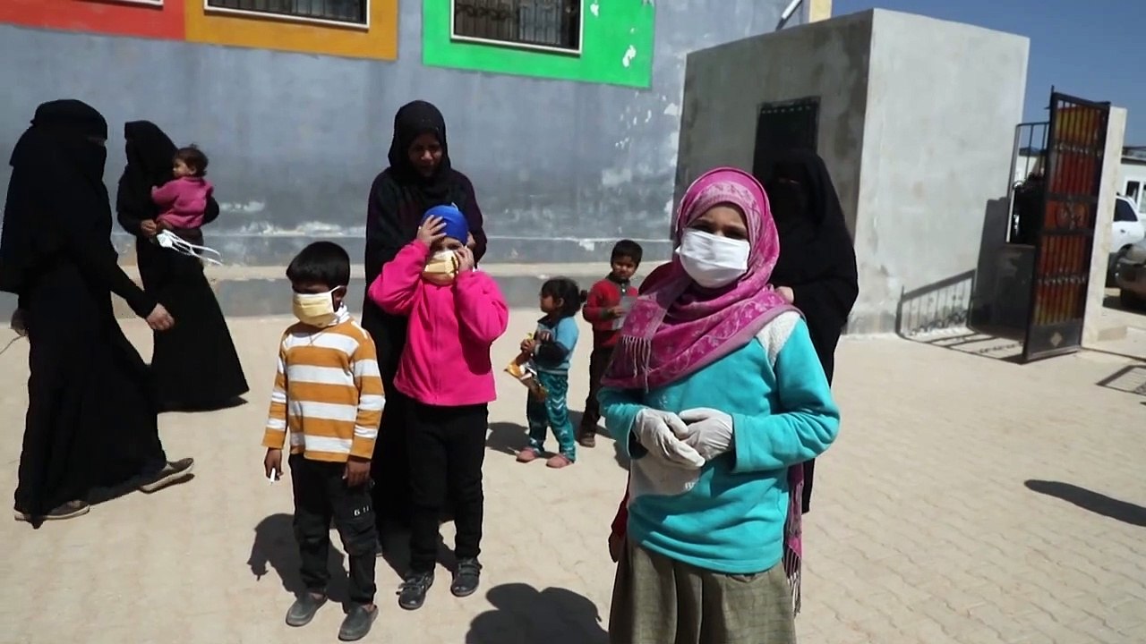 Sorge vor Corona-Katastrophe in Flüchtlingslagern in Syrien