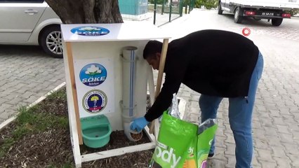 Söke Belediyesi sokak hayvanlarını unutmadı