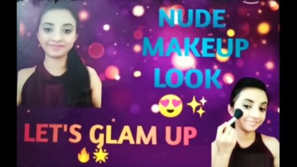 LET'S GLAM UP || NUDE MAKEUP  LOOK || MAKEUP BY SHIVANI