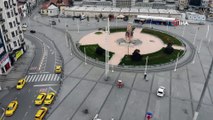 Taksim Ve İstiklal Caddesi Havadan Görüntülendi