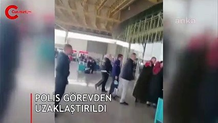 Polis görevden uzaklaştırıldı