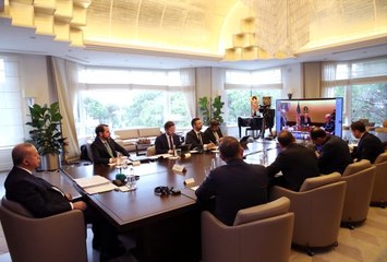 Cumhurbaşkanı Erdoğan, video konferansla G20 Liderler Olağanüstü Zirvesi'ne katıldı