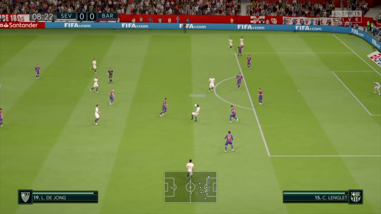 FC Séville - FC Barcelone sur FIFA 20 : résumé et buts (Liga - 30e journée)
