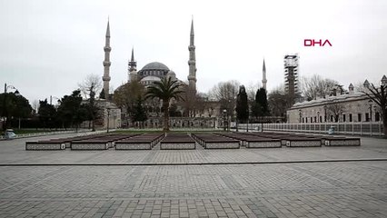 İSTANBUL MEYDANLARINDA KORONAVİRÜS SESSİZLİĞİ