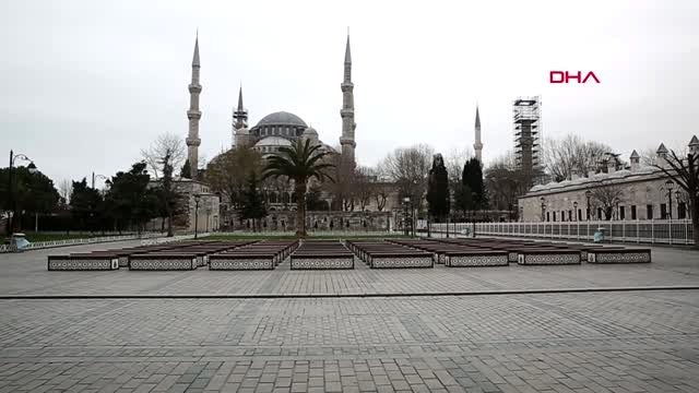 İSTANBUL MEYDANLARINDA KORONAVİRÜS SESSİZLİĞİ