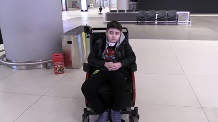 305 kez ameliyat olan Kayra Talha, koronavirüs nedeniyle ABD'den Türkiye'ye döndü - İSTANBUL