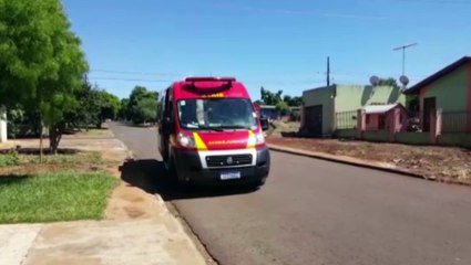 Idosa de 84 anos recebe atendimento do Siate no Bairro Brasília