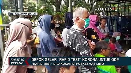 Descargar video: Depok Gelar Rapid Test Corona, Petugas Medis dan Orang Dalam Pemantauan (ODP) Jadi Prioritas