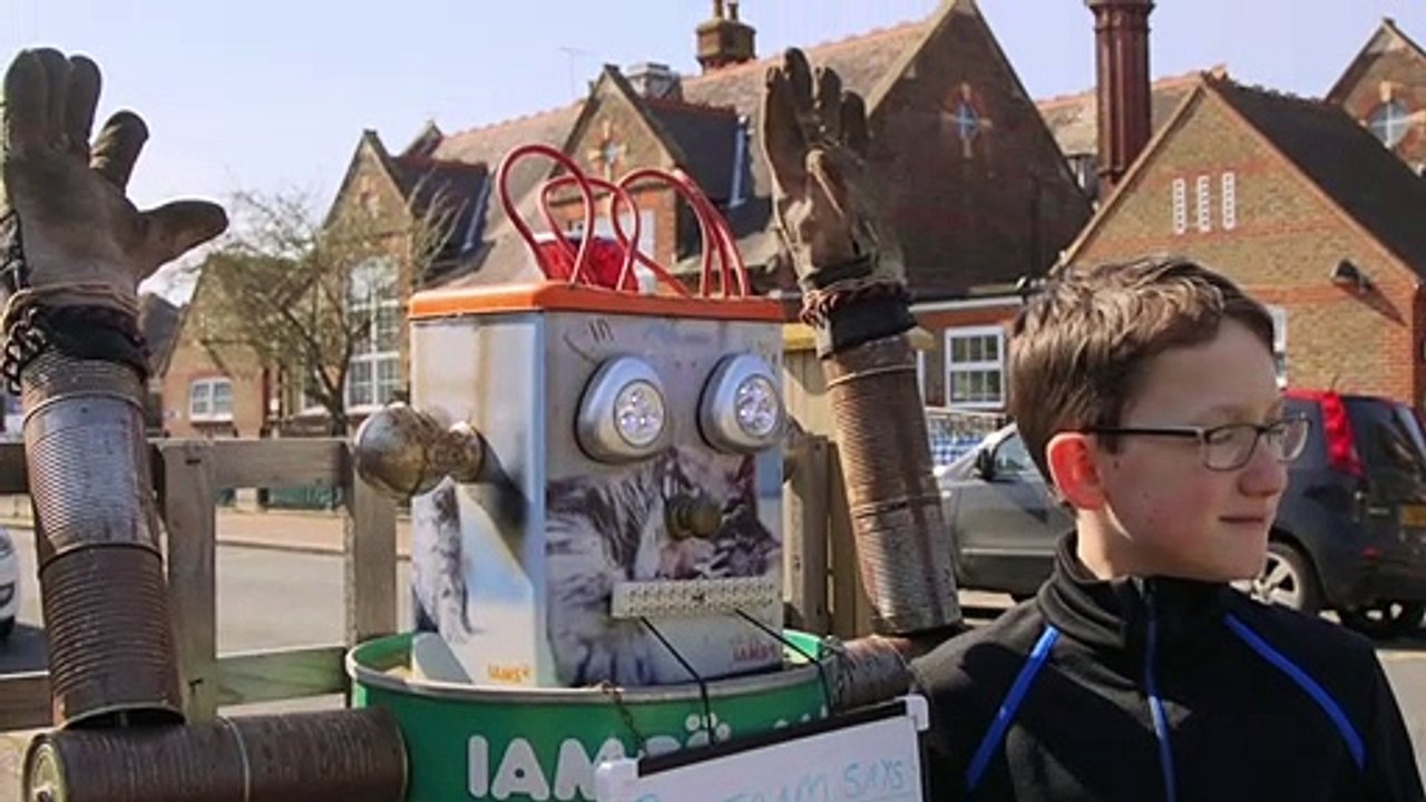 Bertram the scarecrow built by Worthing father and son