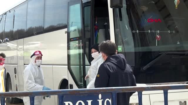 BOLU Kazakistan, Ukrayna ve Bulgaristan'dan gelen 98 kişi Bolu'da yurda yerleştirildi