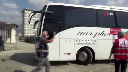 KKTC'den getirilen 143 kişi, İskenderun KYK yurtlarında karantinaya alındı