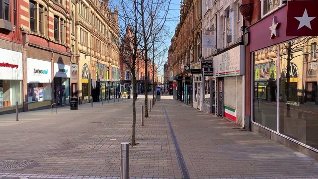 Leeds Streets Remain Empty