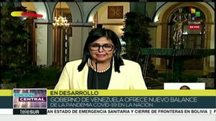 Vicepresidenta de Venezuela confirma 15 nuevos casos de COVID-19