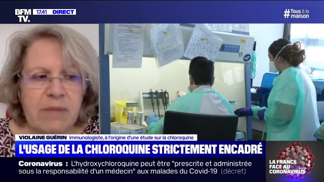 Violaine Guérin: Les résultats de l'étude du professeur Raoult sont intéressants et ils nous semblent urgent de commencer à travailler