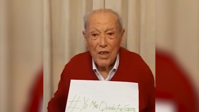 Rafael Martínez, un cordobés de 106 años: Yo me quedo en casa