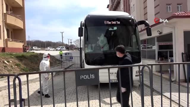 3 ülkeden gelen 98 kişi Bolu'da karantina yurduna yerleştirildi