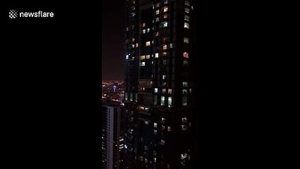 Heartwarming scene as Dubai residents on balconies cheer for workers amid coronavirus outbreak