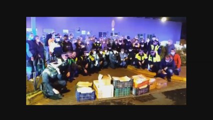 Empresas y asociaciones donan materiales sanitarios, productos cárnicos y jabón en Málaga