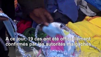 Le business du coronavirus: masques et articles de préventions envahissent les marchés de Madagascar