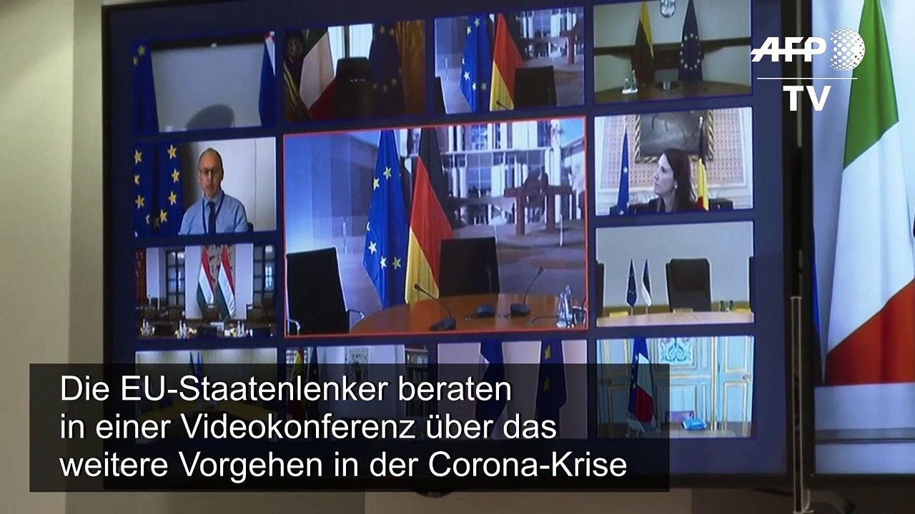 Corona-Krise: EU-Gipfel ringt um gemeinsame Linie