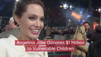 Angelina Jolie Helps Vulnerable Children