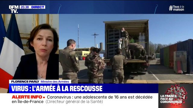 Selon Florence Parly, il y a environ 400 cas de coronavirus dans l'armée