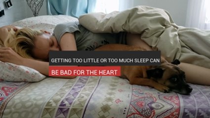 Getting Too Little Or Too Much Sleep Can Be Harmful