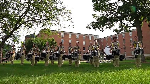 In The Lot: Madison Scouts Battery Warm Up @ DCI Menomonie 2019