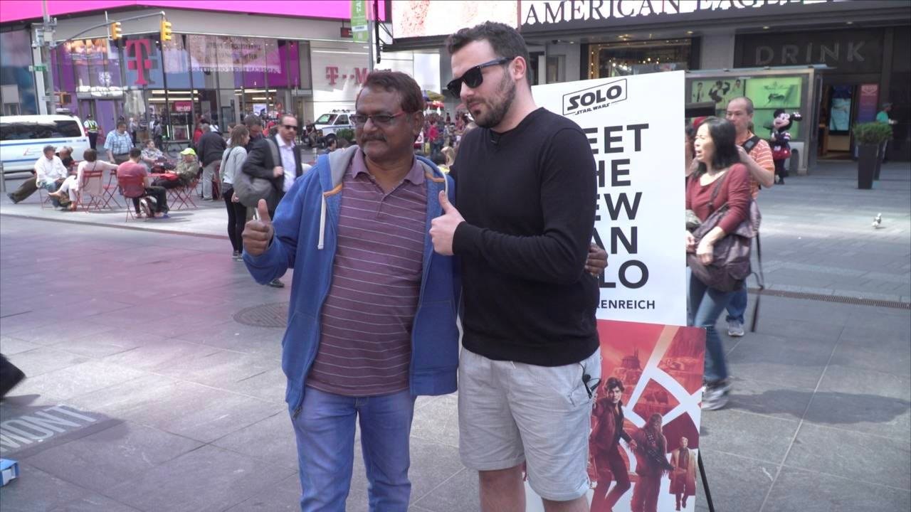 I Convinced All Of Times Square That I Was The New Han Solo Actor