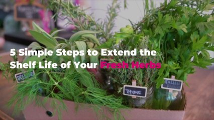 5 Simple Steps to Extend the Shelf Life of Your Fresh Herbs