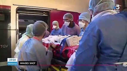 Coronavirus : des patients transférés en TGV de Strasbourg à Angers et Nantes