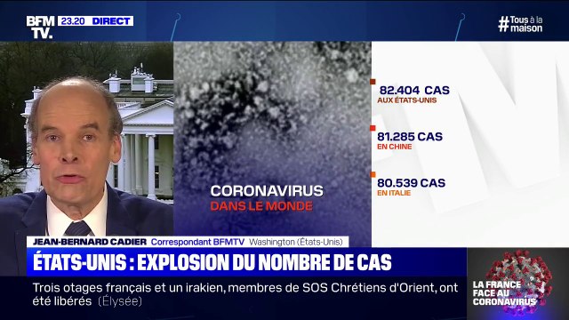 Coronavirus: avec plus de 82.000 cas, les États-Unis ont le plus grand nombre de cas recensés dans le monde