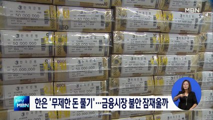 한은 '무제한 돈 풀기'…금융시장 불안 잠재울까
