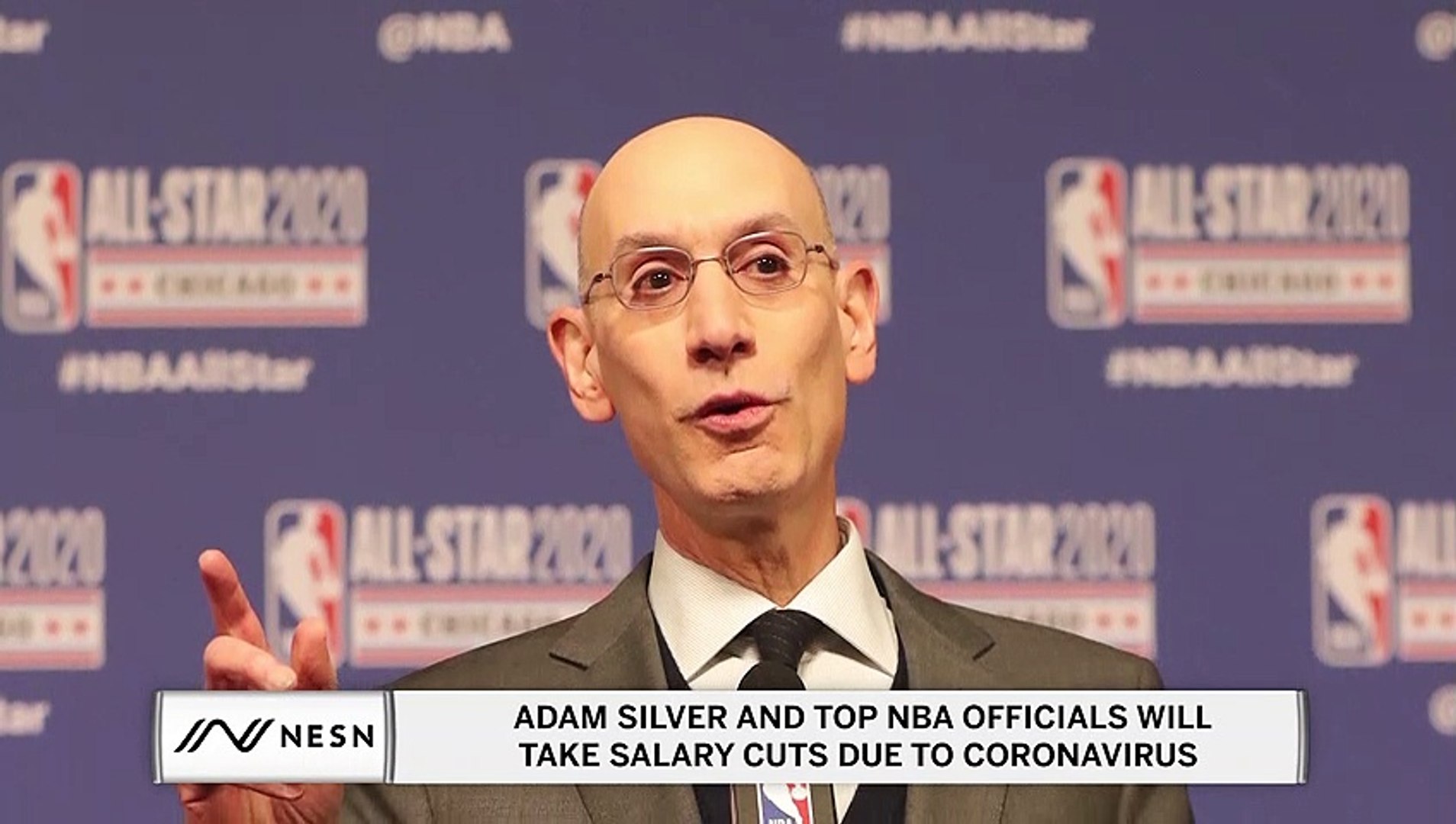 Adam Silver, Top NBA Officials Will Take Salary Cuts Due To Coronavirus -  video Dailymotion